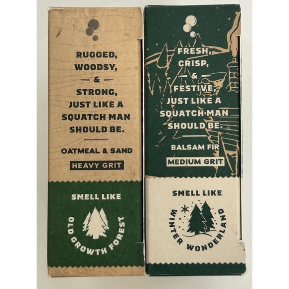 4 Bars Dr. Squatch Men's Natural Soap Snowy Pine Tar & Pine Tar New in Boxes - Picture 5 of 6
